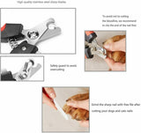 Premium Dog Nail Clippers with Safety Guard - Professional Pet Grooming Tool