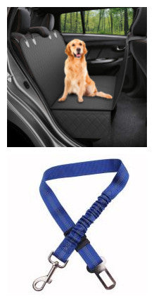 Ultimate Dog Car Seat Cover with Mesh View, Zipper & Pocket: The All-in-One Travel Solution for Your Pet