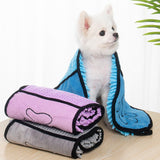 Super Absorbent Dog Towels - Quick-Drying Microfiber Bathrobe for Your Beloved Pets