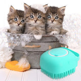 2-in-1 Pet Shampoo Massager Brush: Ultimate Bathing Comfort for Dogs and Cats