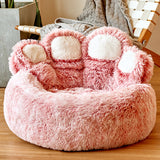 Cozy Paw Dog Bed Mat - Ultra-Soft, Anxiety-Relief, and Stylish Pet Bed