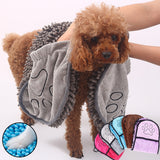 Super Absorbent Dog Towels - Quick-Drying Microfiber Bathrobe for Your Beloved Pets