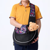Premium Crossbody Pet Carrier Bag - Safe, Breathable, and Stylish