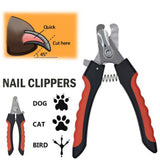 Premium Dog Nail Clippers with Safety Guard - Professional Pet Grooming Tool