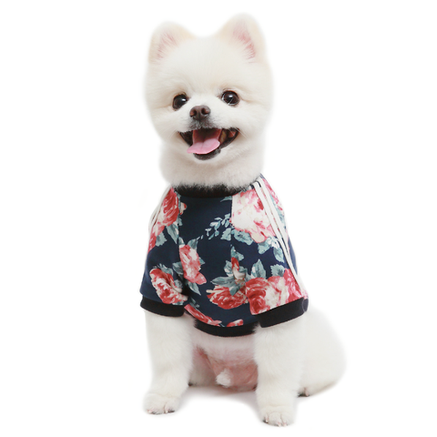 Chic Flower Jersey T-Shirt for Pets: Everyday Comfort Meets Style