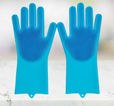 Eco-Friendly 2-in-1 Pet Grooming Glove: Gentle Scrubbing and Hair Removal