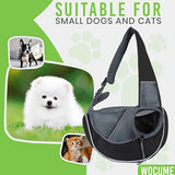 Premium Crossbody Pet Carrier Bag - Safe, Breathable, and Stylish