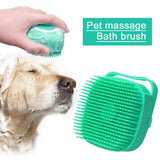 2-in-1 Pet Shampoo Massager Brush: Ultimate Bathing Comfort for Dogs and Cats
