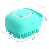2-in-1 Pet Shampoo Massager Brush: Ultimate Bathing Comfort for Dogs and Cats