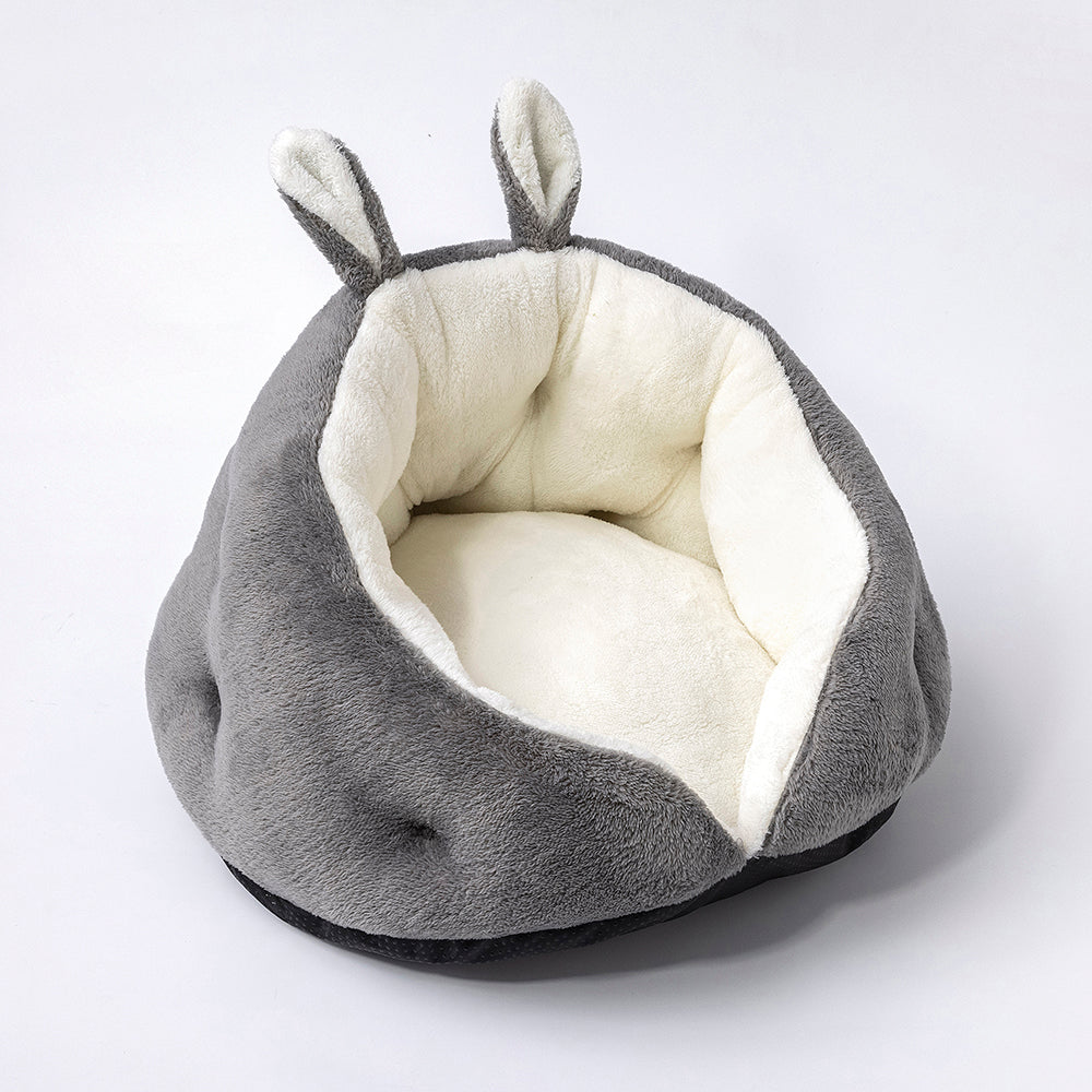 Luxurious Bunny Ear Design Pet Bed: Plush Comfort Meets Chic Style