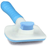 Self-Cleaning Slicker Brush: Ultimate Pet Grooming Tool for Shedding and Dematting