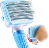 Self-Cleaning Slicker Brush: Ultimate Pet Grooming Tool for Shedding and Dematting