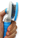 Self-Cleaning Slicker Brush: Ultimate Pet Grooming Tool for Shedding and Dematting