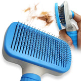 Self-Cleaning Slicker Brush: Ultimate Pet Grooming Tool for Shedding and Dematting