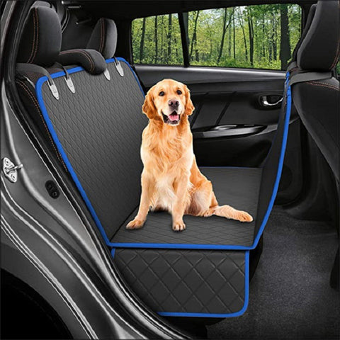 Ultimate Dog Car Seat Cover with Mesh View, Zipper & Pocket: The All-in-One Travel Solution for Your Pet
